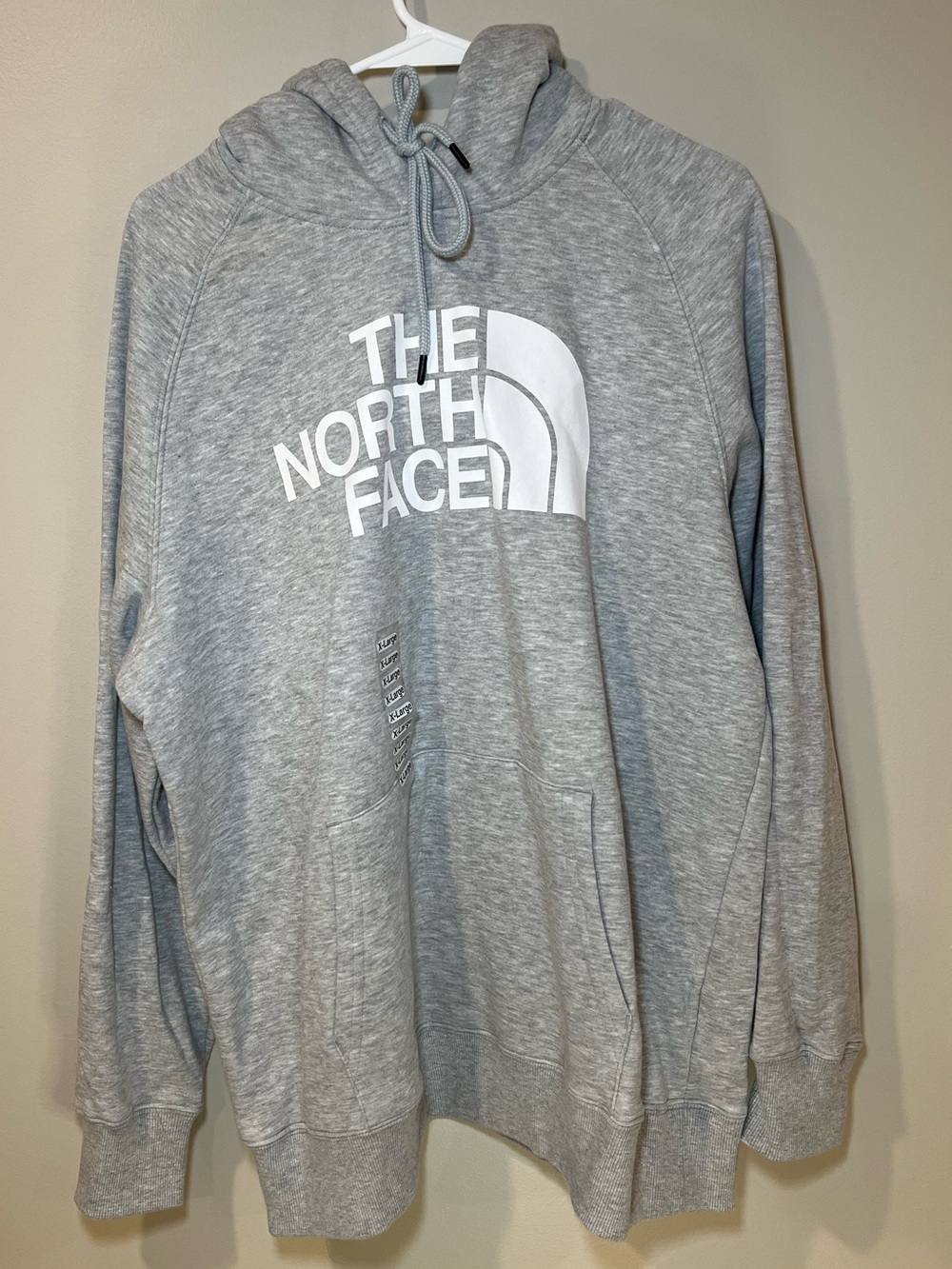 NWT The North Face Light Grey Hoodie Pullover